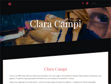 Tablet Screenshot of claracampi.com